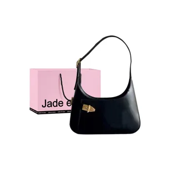 Jade En Plus PU Shoulder Bag Handbag Regular Women's Black