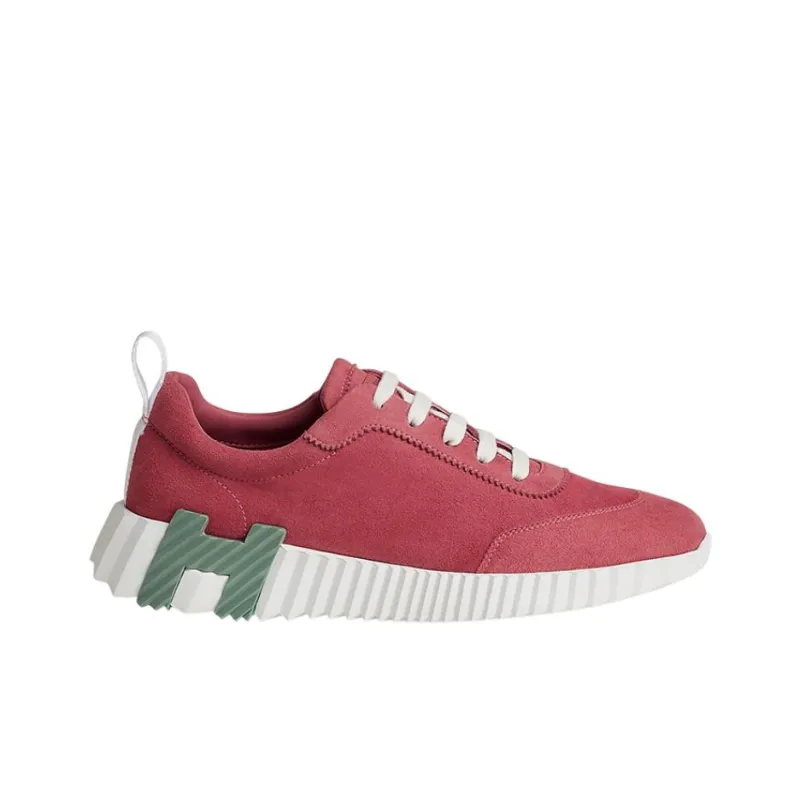 HERMES Bouncing Slip Resistant Low Top Casual Shoes Women's Red-1
