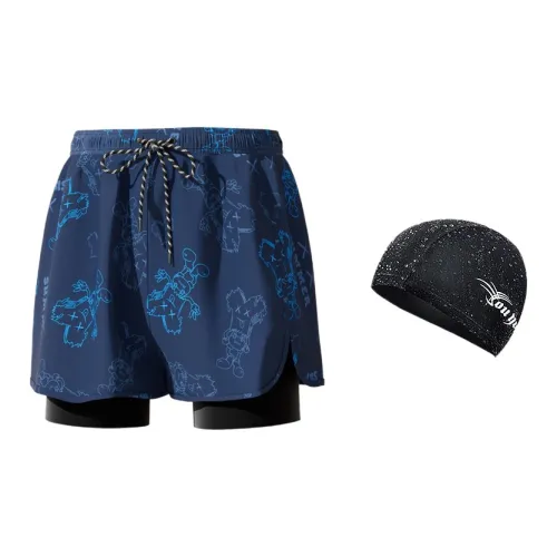 Youyou Swimming Sets Polyester Beach, Hot Spring Men's