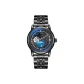 Black Case Black Dial Steel Band