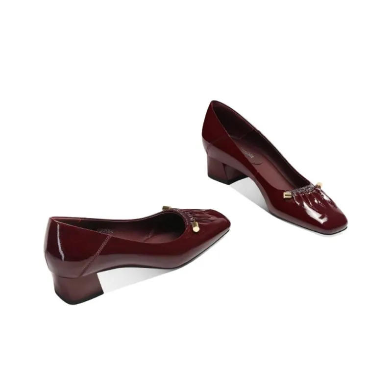 JESSICA SOPHIA French Work Shoes Casual Shoes 3cm Women's Black-3