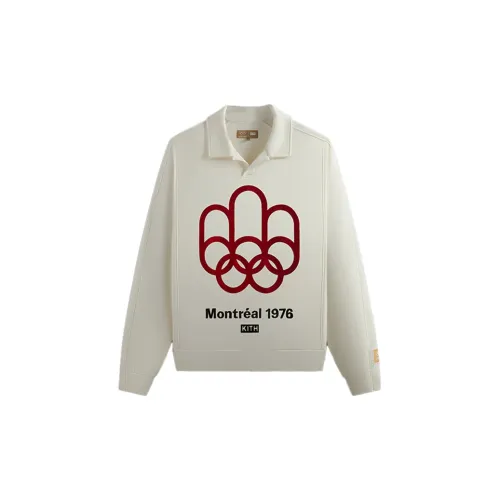 KITH Olympics Heritage Polo Shirts Unisex White/Red