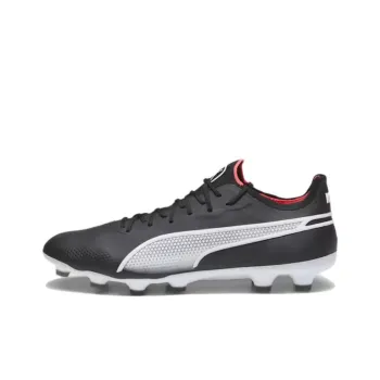 PUMA King Ultimate AG Short Rubber Studs HG Short Rubber Studs Anti Slip Wear Resistant Soccer Shoes Men's Black White