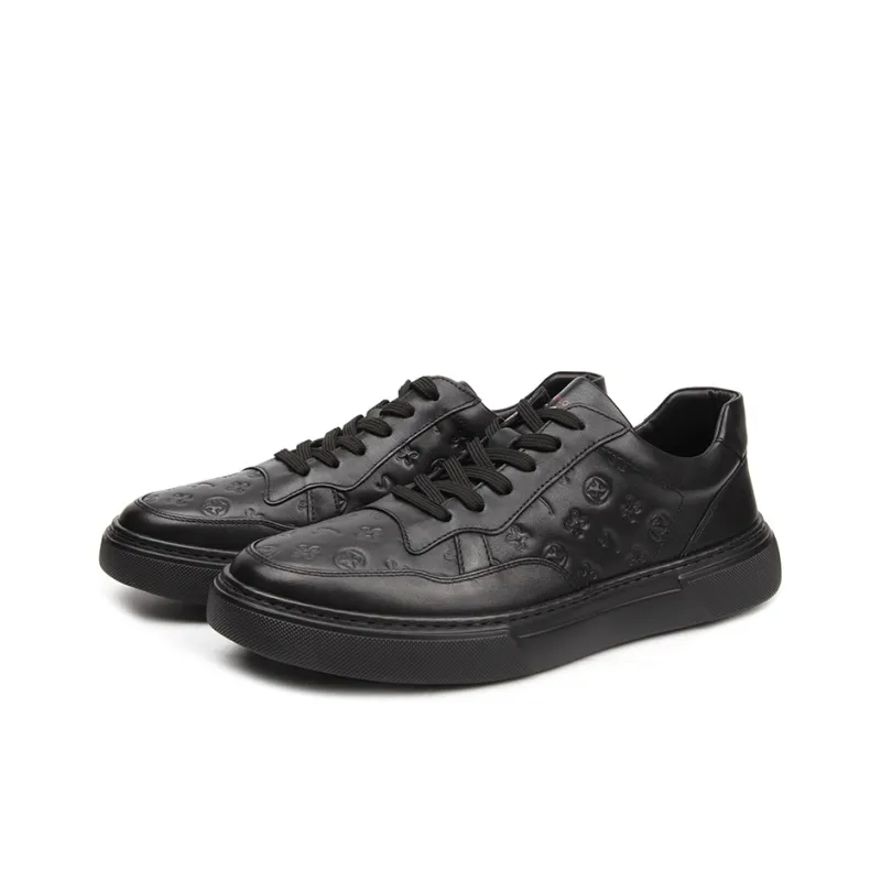Satchi Anti Slip Wear Resistant Low Top Casual Shoes Men's Black-2