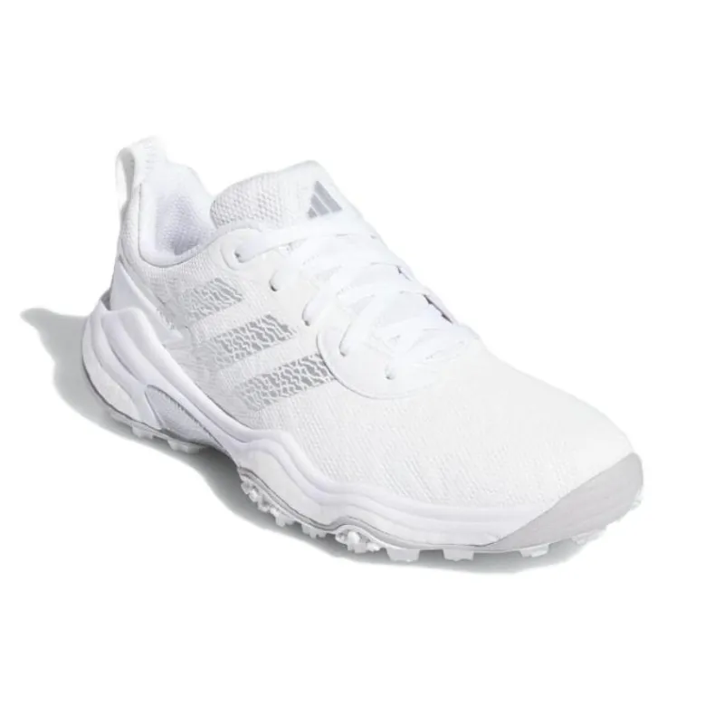 CodeChaos Women's Adidas 25 Spikeless Golf 'White Silver Metallic' Women's-2