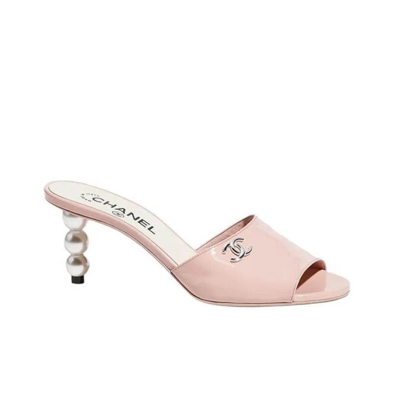 CHANEL Slide Slippers Women's Pink-1