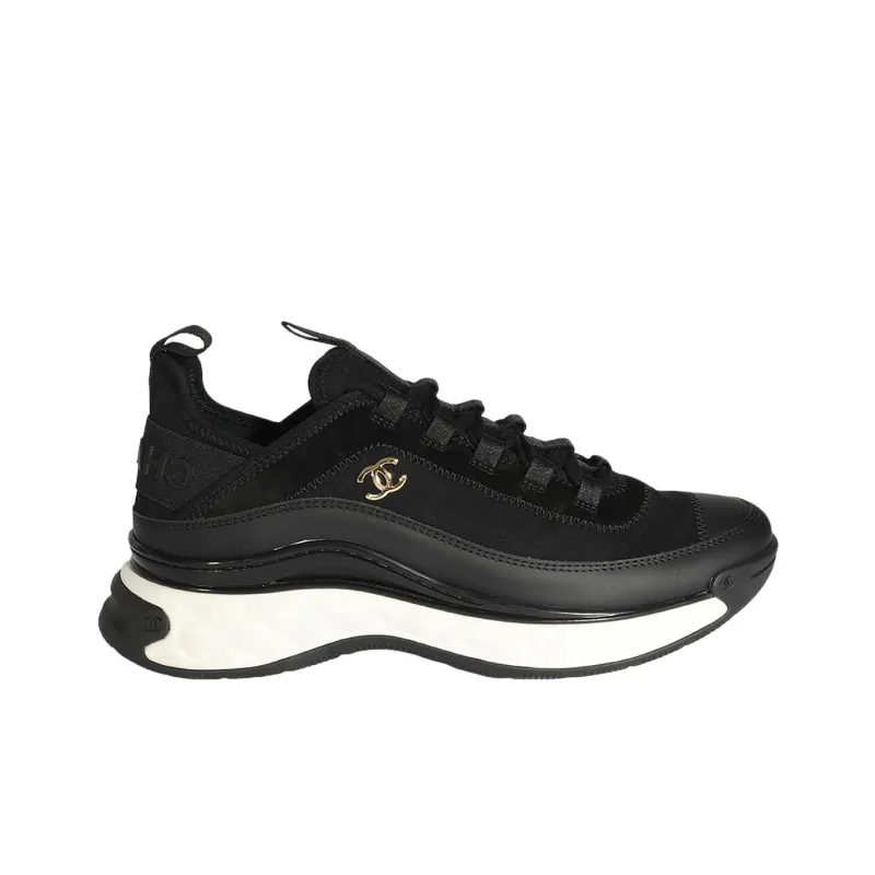 CHANEL Cushioning Anti-Slip And Wear-Resistant Athletic Shoes Men's Black-1