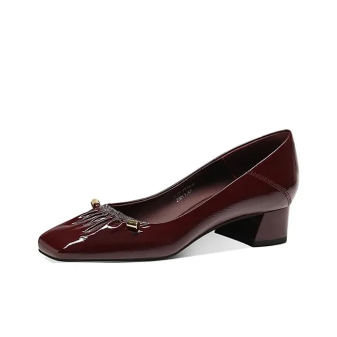 JESSICA SOPHIA French Work Shoes Casual Shoes 3cm Women's Black-2