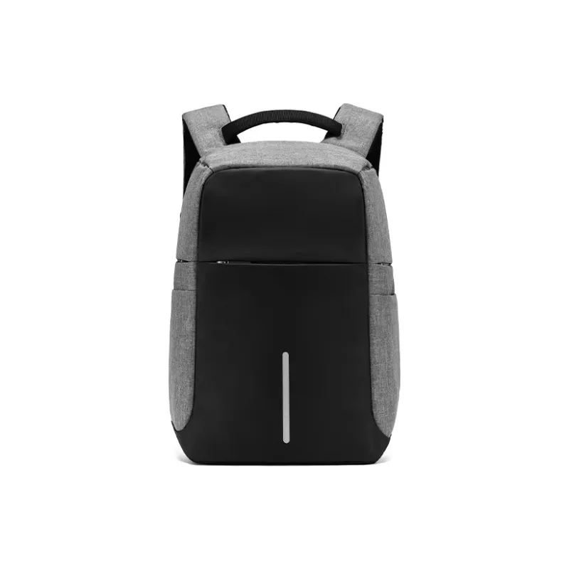 Yohji Kimura Polyester Backpack Men's Gray/Navy Blue/Black-0