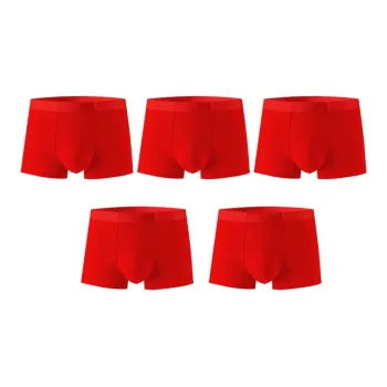 MIIOW Underpants Men's 5 Pack Red