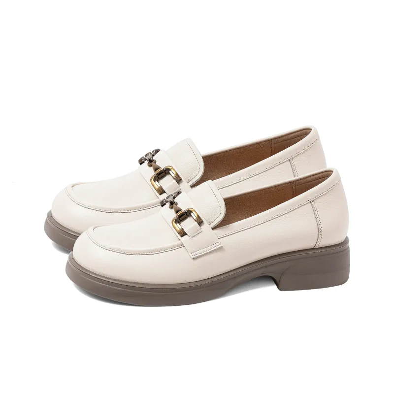 COMELY Loafers Women's Black/Light Brown/Ecru-1