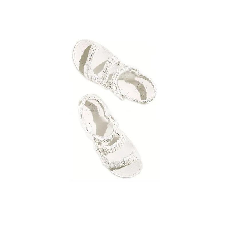 CHANEL Sports Sandals Women's White-3