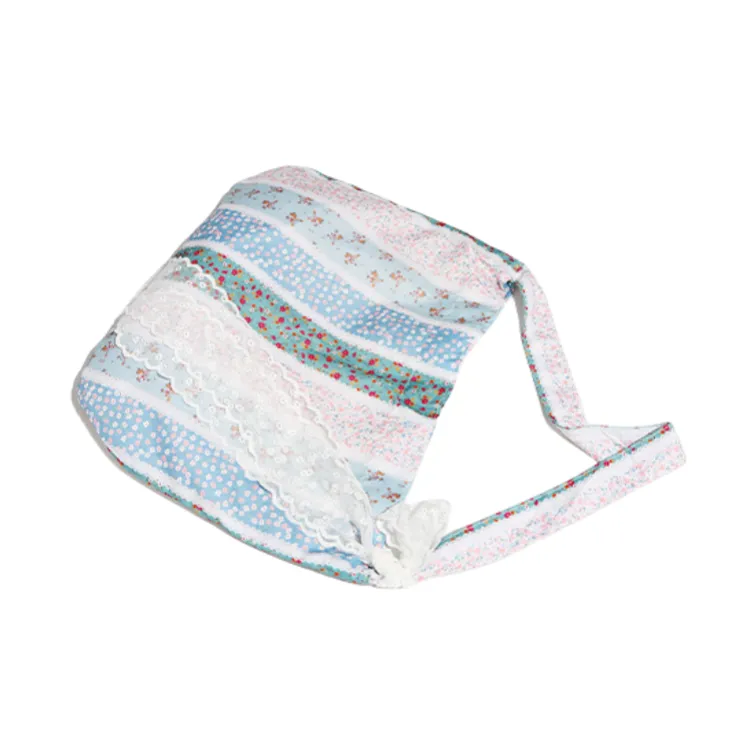 HACIN Canvas Shoulder Bag Women's Blue-3