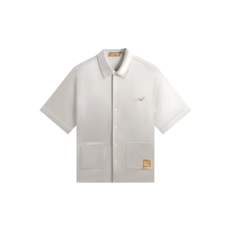 KITH Olympics Heritage Washed Satin Reade Shirt-1