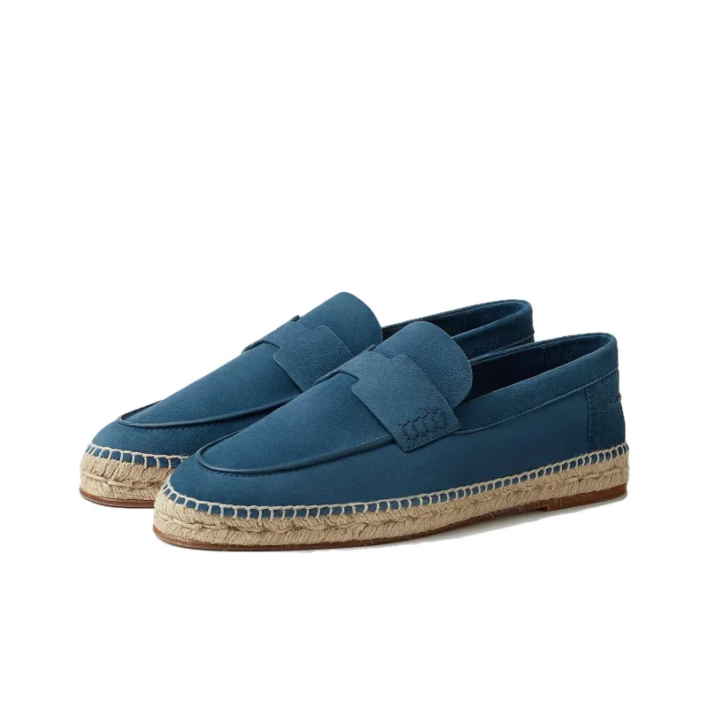 HERMES Espadrilles Men Blue-2