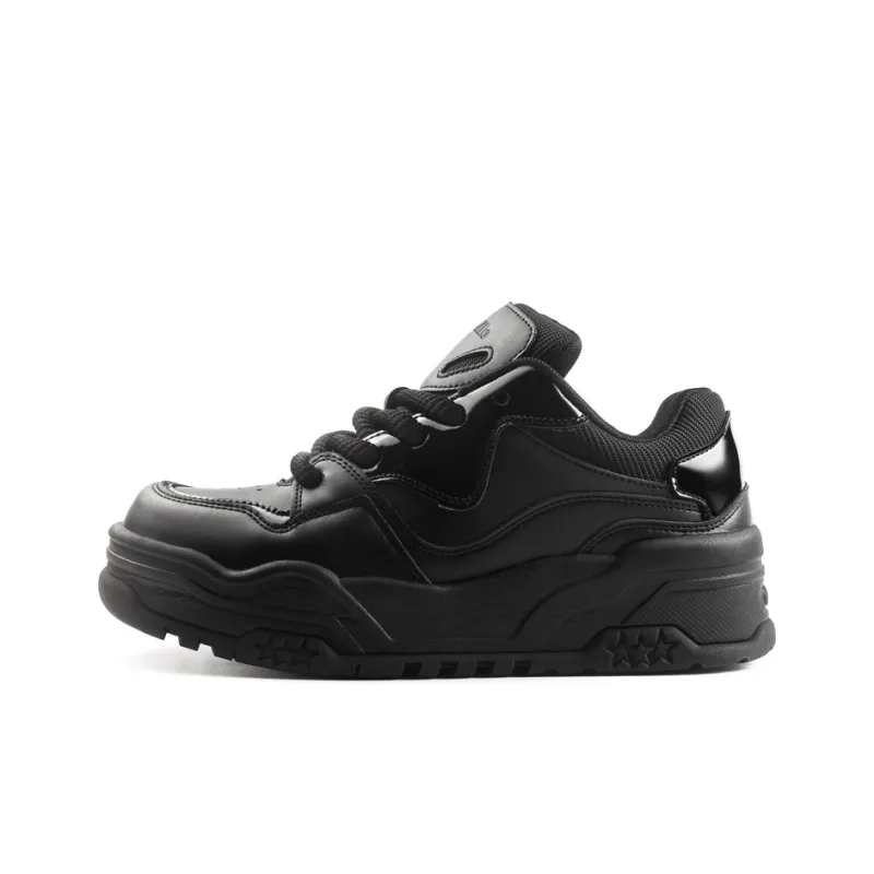 Flange Bullo Low Top Casual Shoes Unisex Black-0