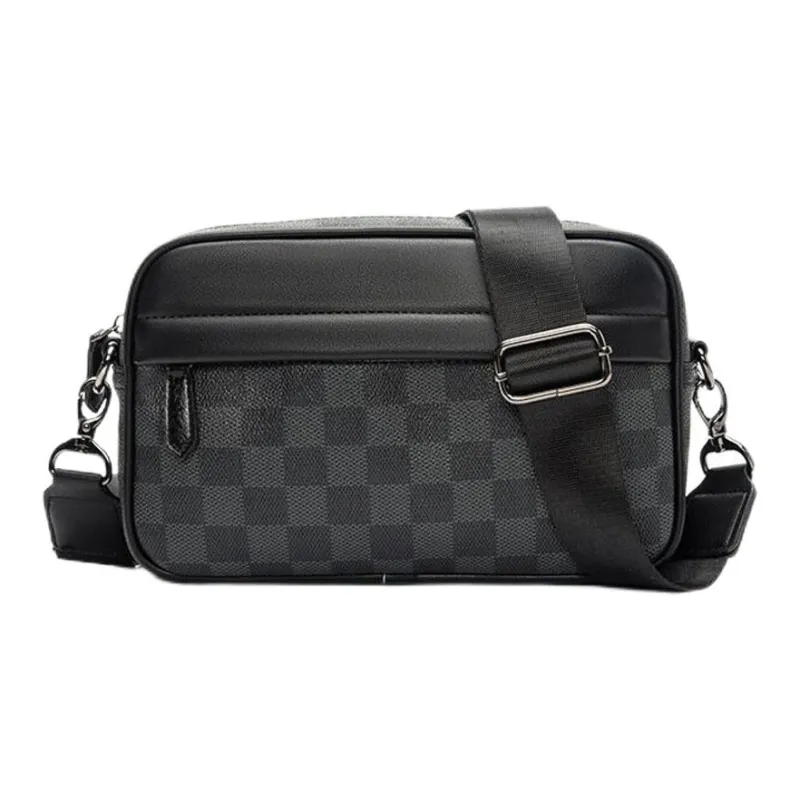 Carksky PU Crossbody Bag Small Square Bag Mini Backpack Regular Men's Square/Fengma Coffee-0