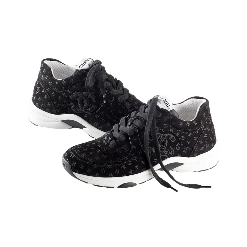 CHANEL Sneaker 'Allover Cc Black' Women's-3