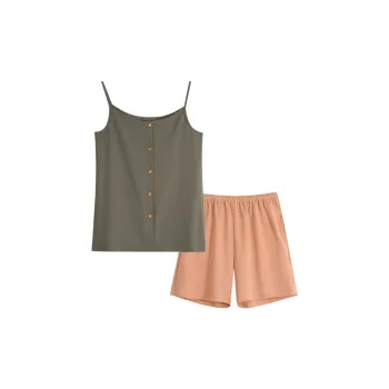 MIIOW Cool One Summer Series Pajama Set Women's Army Green