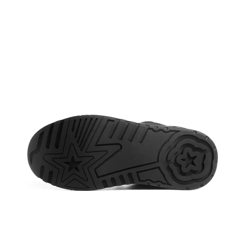 Flange Bullo Low Top Casual Shoes Unisex Black-6