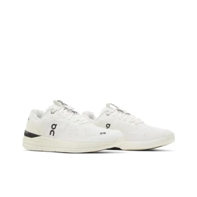 On Anti Slip Wear Resistant Low Top Tennis Shoes Men's White Black-2