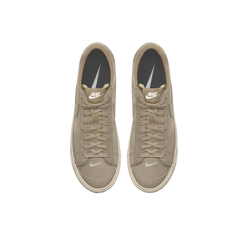 Nike Blazer Anti Slip Wear Resistant Low Top Running Shoes Women's Brown-3