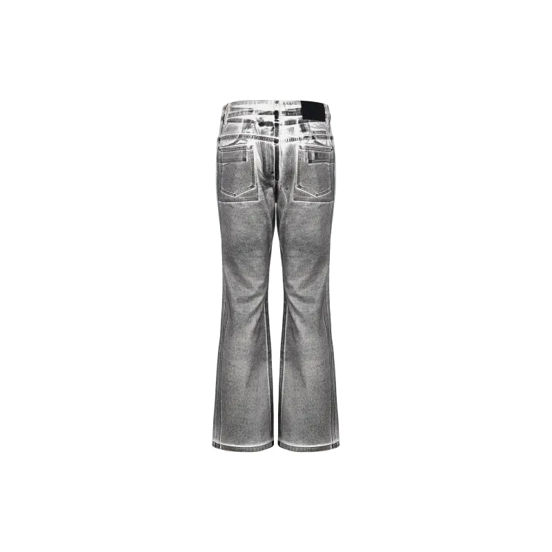 TERRA INCOGNITA Jeans Unisex Black White-1