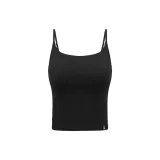 [Cropped Style-High Waistline]Adjustable Camisole-Black