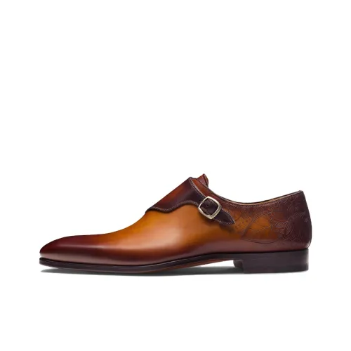 Magnanni Dress Shoes Men Low-Top Cognac