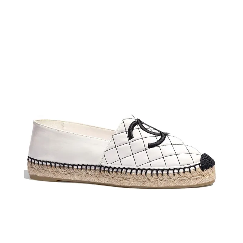 CHANEL Espadrilles Women's White-1