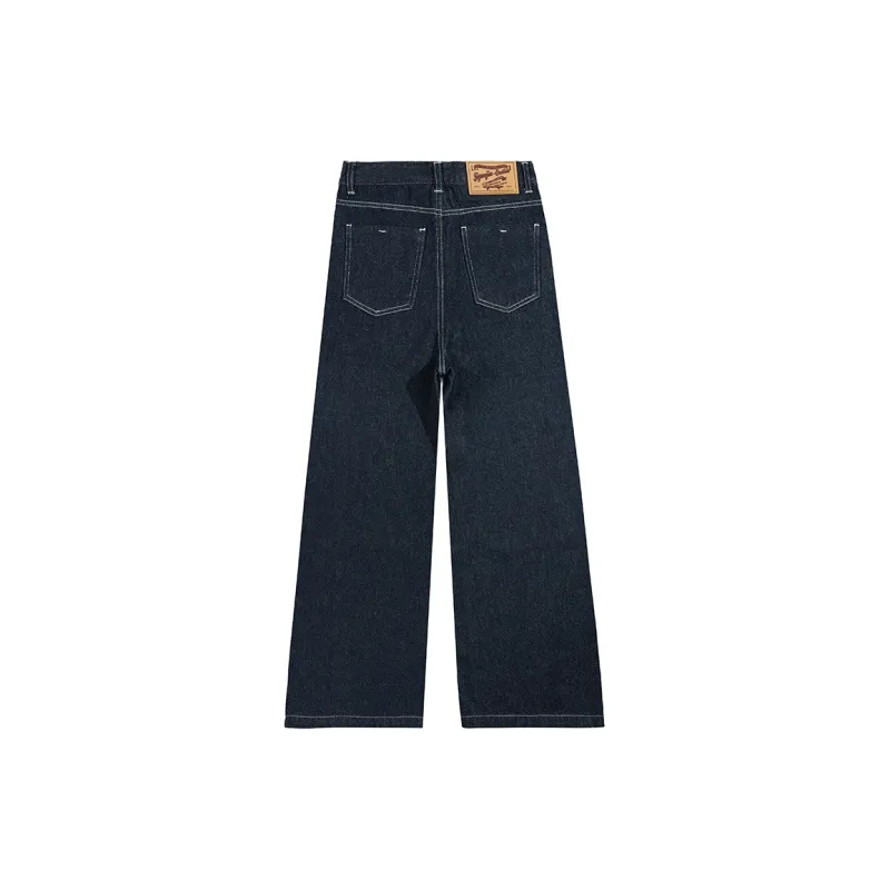 Wen Shan Jeans Women's Dark Blue-4