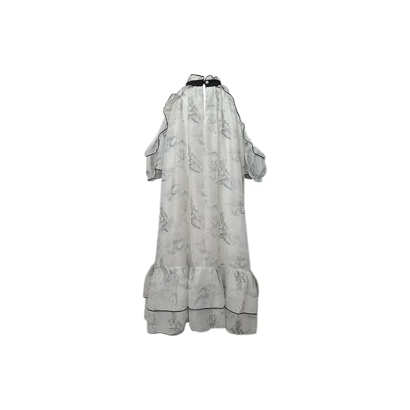 Incolore Short Sleeved Dresses Women's Print-1