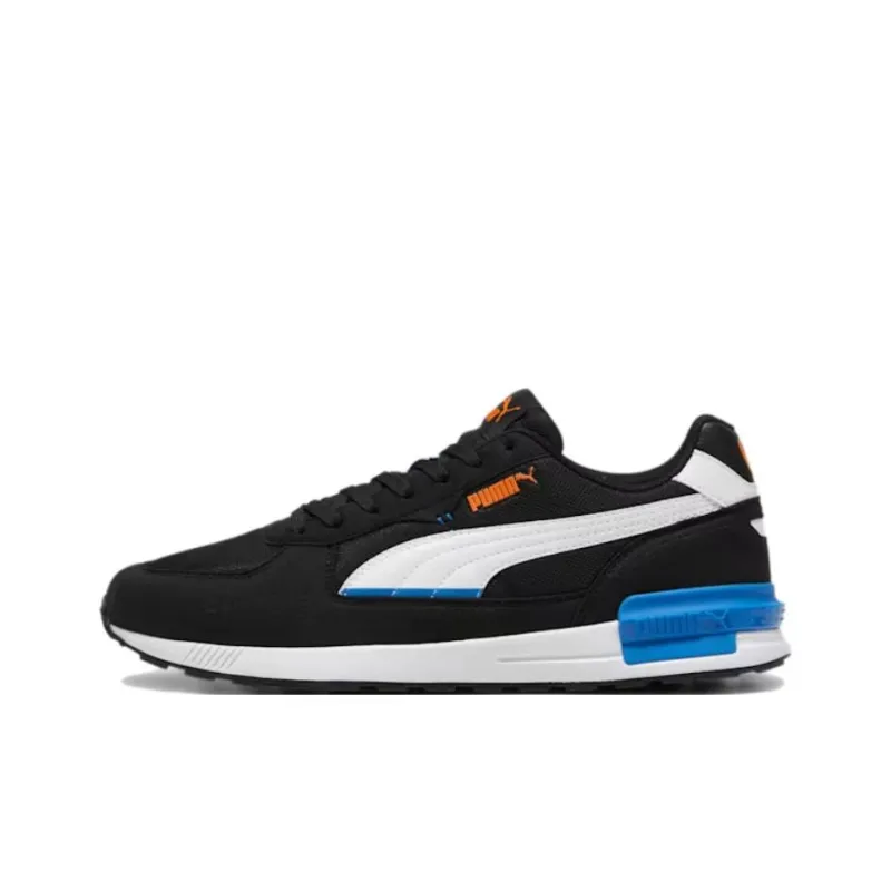 PUMA Graviton Anti Slip Wear Resistant Low Top Casual Shoes Unisex Black-0