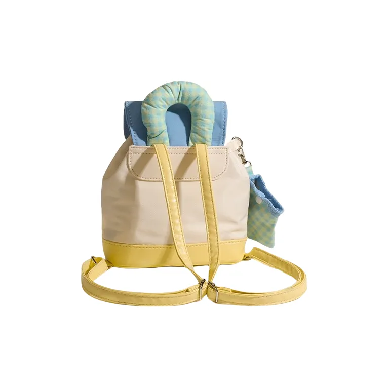 Carksky Nylon Backpack Women's Ecru-1