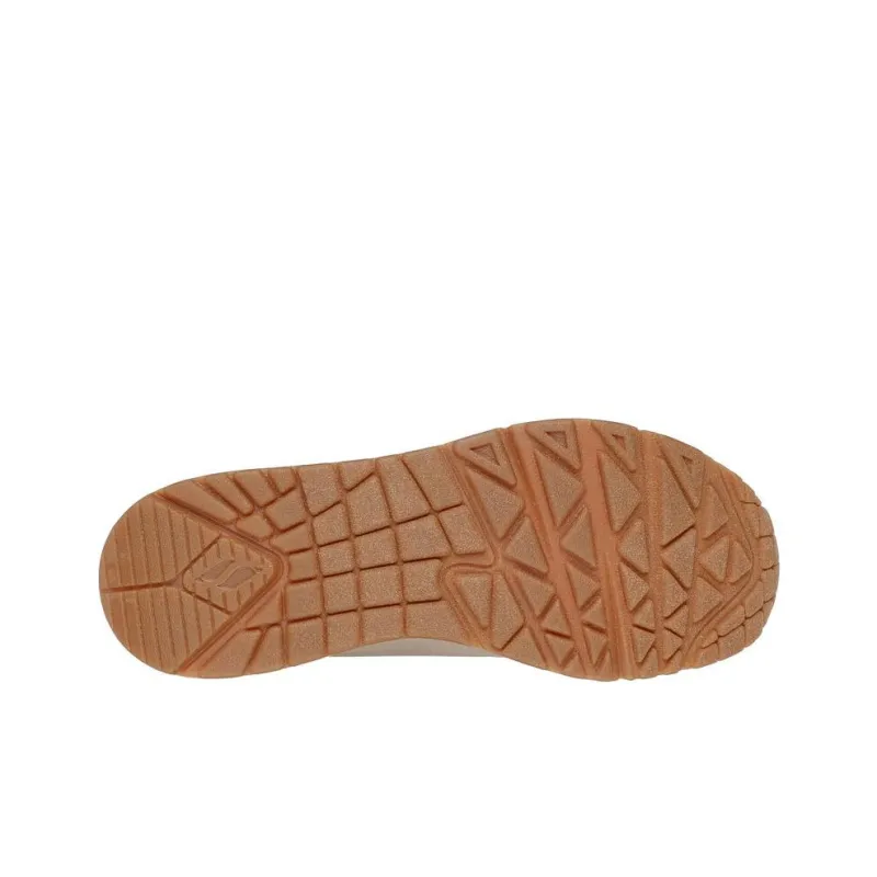 Skechers Uno Anti Slip Wear Resistant Low Top Casual Shoes Women's Nude-4