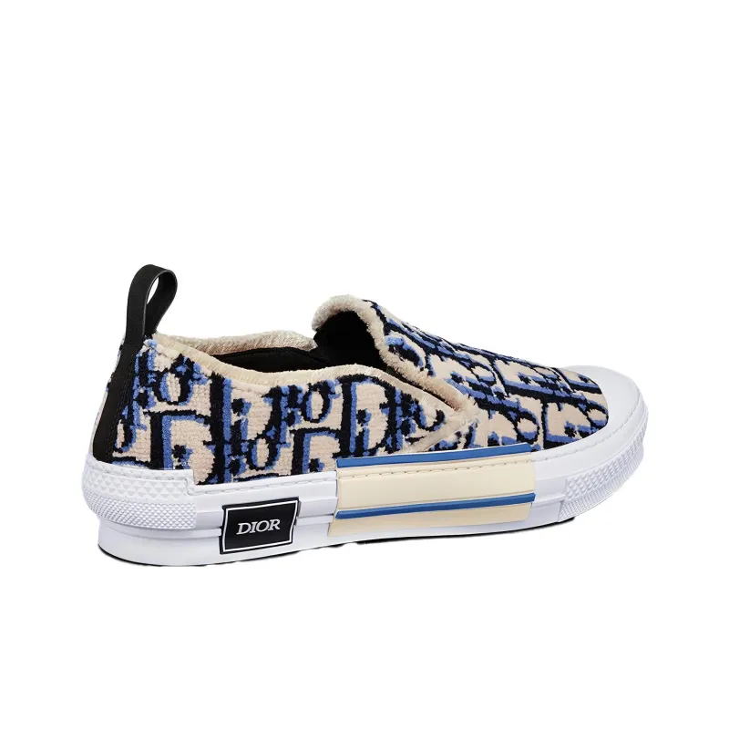 DIOR B23 Slip On Blue Tapestry-3