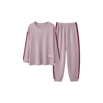GANGSHA Pajama Set Women's Light Purple