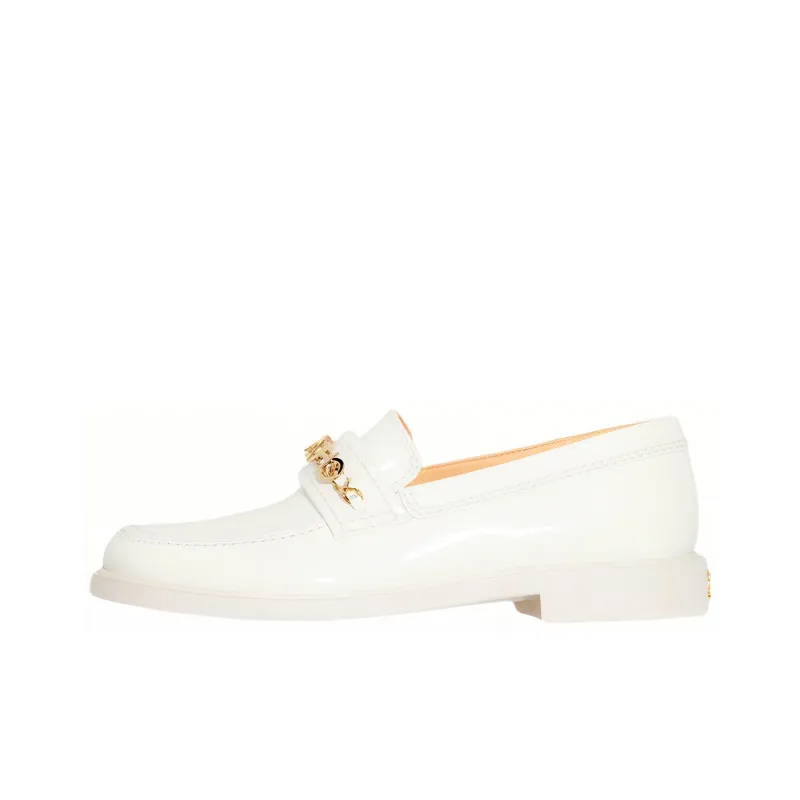 CHANEL Casual Single Shoes Women's White-0