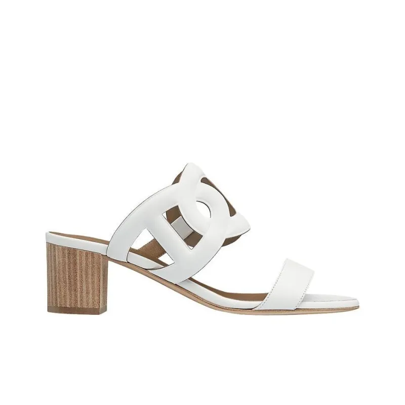 HERMES Bikini Odor Resistant Slide Slippers Women's White-1
