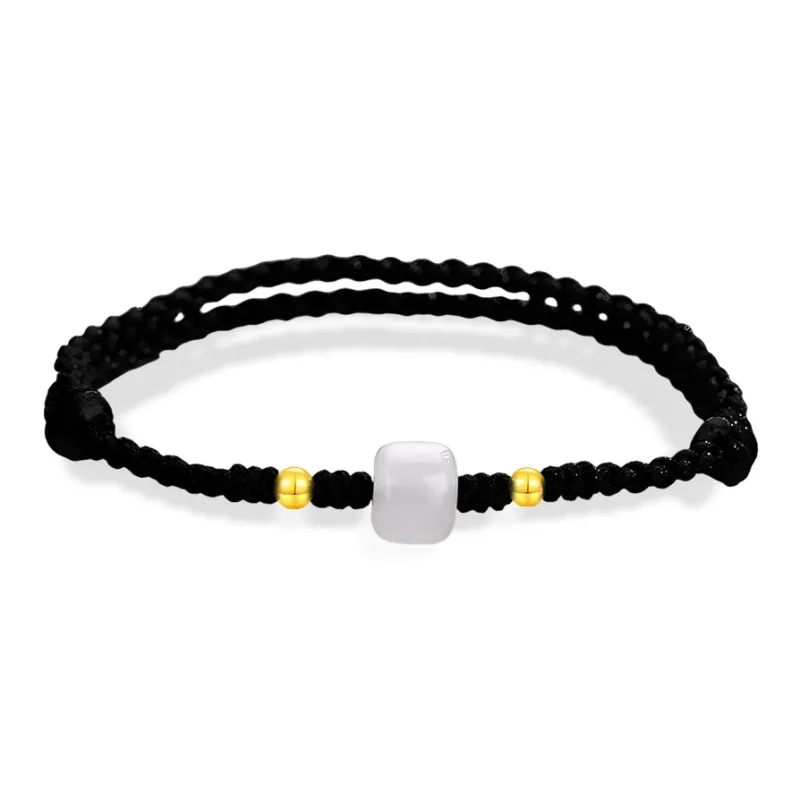 Shiban Colored Glaze Jade Bracelets Unisex-0