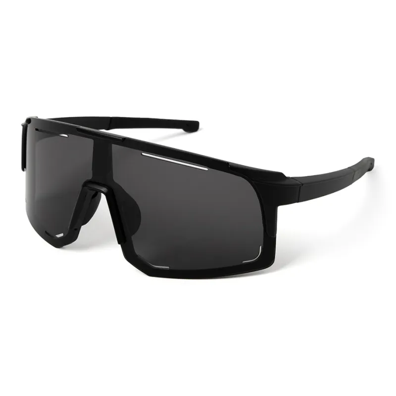 BAIJUAN PC, Nylon Irregular Shape Sunglasses Unisex Black, White-7