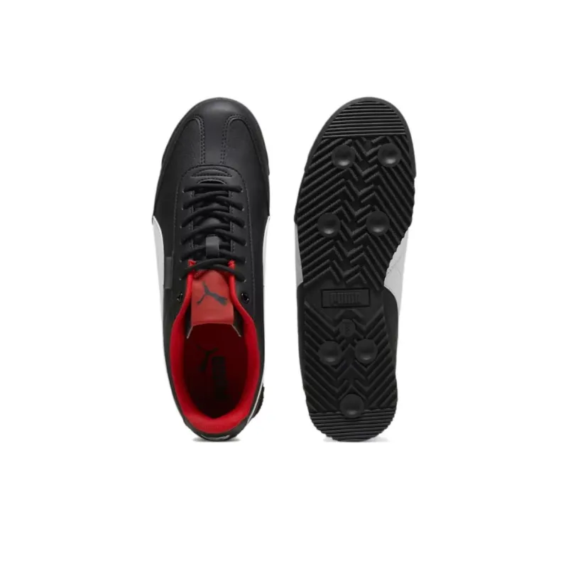 PUMA Scuderia Ferrari Non slip Lightweight Low Top Skateboard Shoes Unisex Black-3