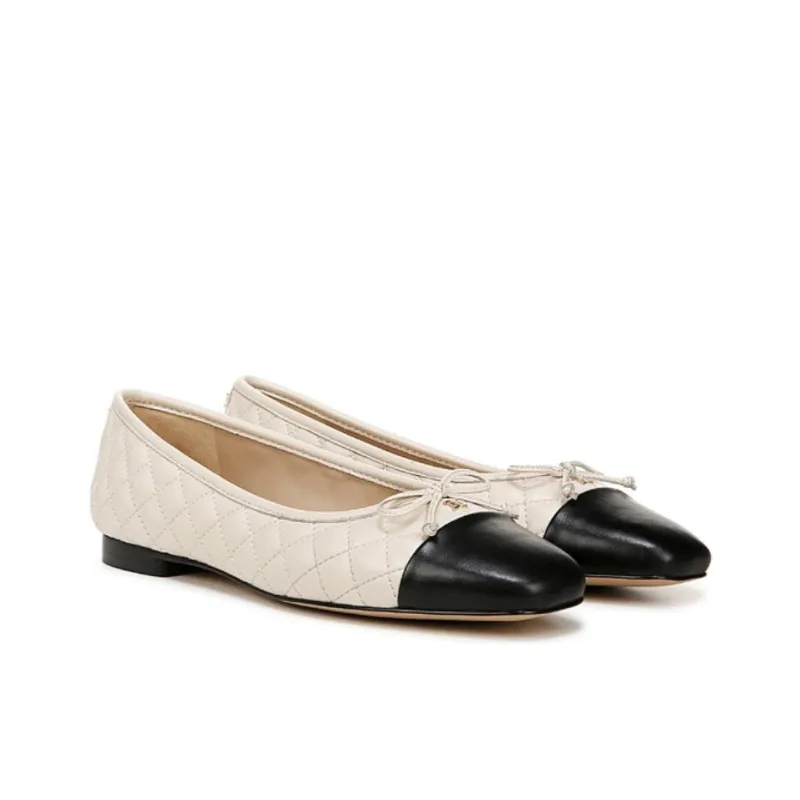 SAM EDELMAN Casual Single Shoes Women's Beige Black-2