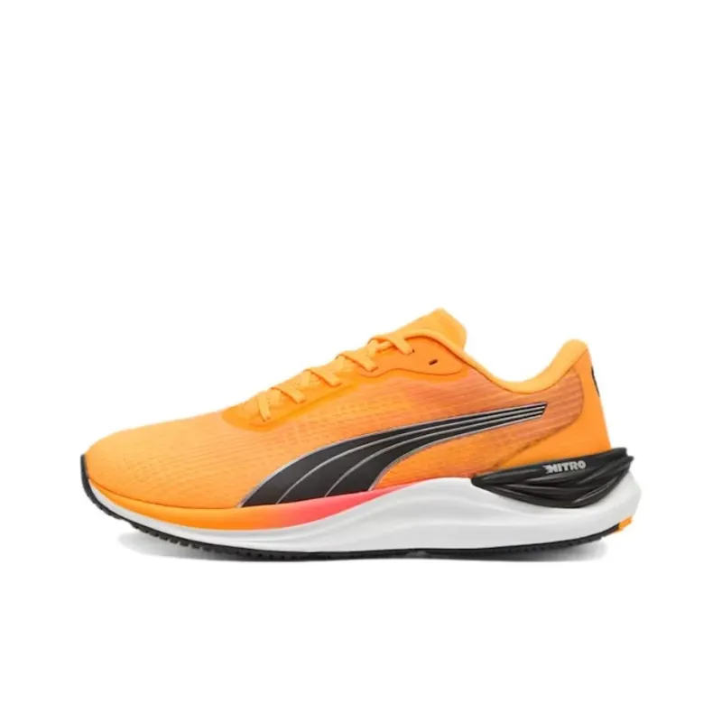 PUMA Electrify Nitro 3 Anti Slip Wear Resistant Low Top Running Shoes Men's Orange-0