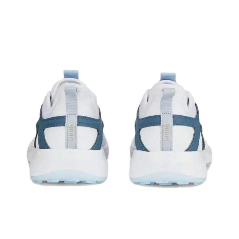 PUMA IGNITE Anti Slip Wear Resistant Low Top Golf Shoes Women's White Blue-3