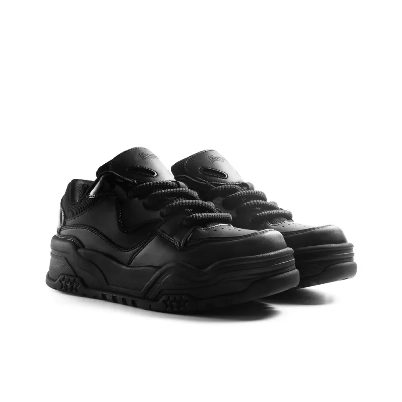 Flange Bullo Low Top Casual Shoes Unisex Black-3