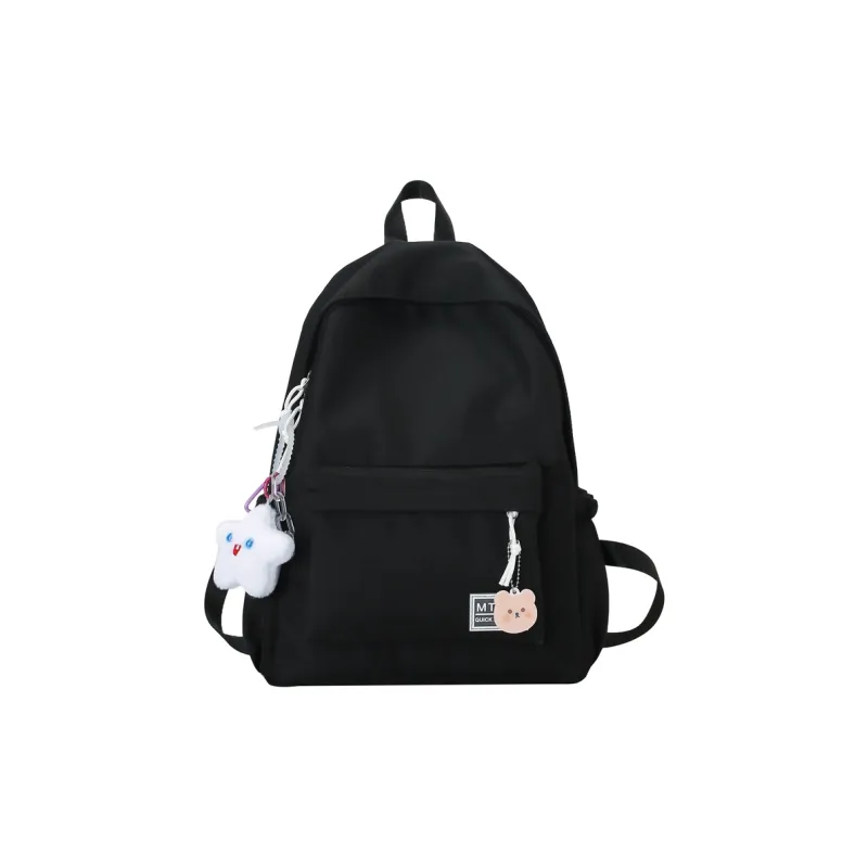 Parker Bear Nylon Backpack Regular Unisex Orange/White/Neon Green/Light Yellow/Black/Blue-28