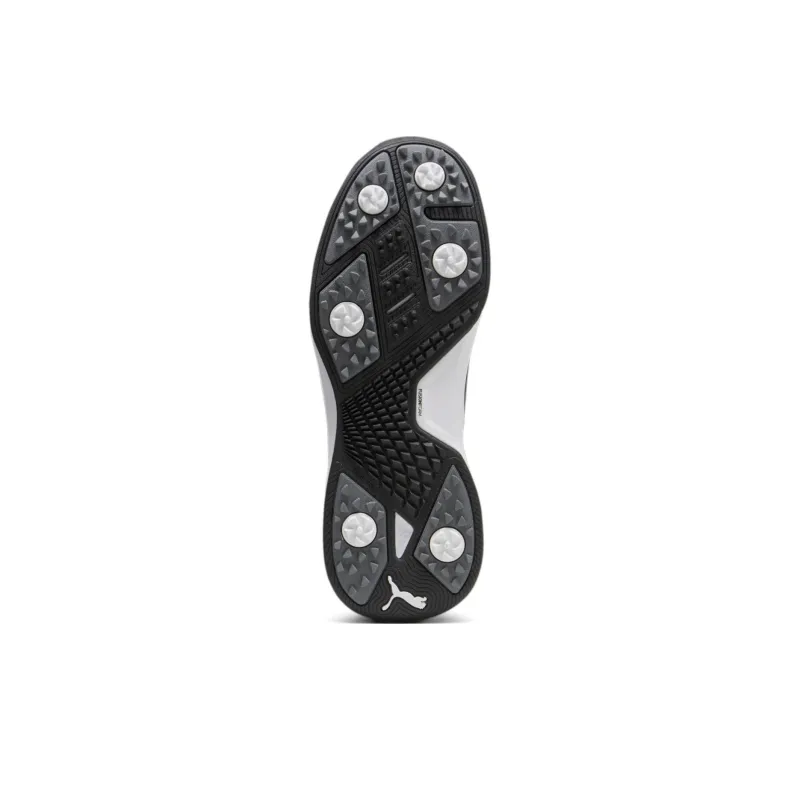PUMA Grip Fusion Fle Anti Slip And Wear Resistant Water Resistant Low Top Golf Shoes Men's Black Gray Color-3