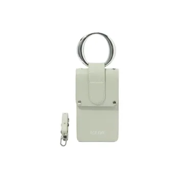 BOB ORE BLUE COLLECTION Cow Leather Handbag Shoulder Bag Crossbody Bag Cell Phone Pouch Women's Mint Green