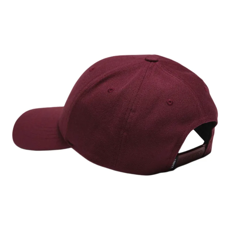 Vans Cotton Baseball Caps Unisex Burgundy-1